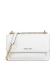 Michael Kors Claire Large Skuldertaske optic white