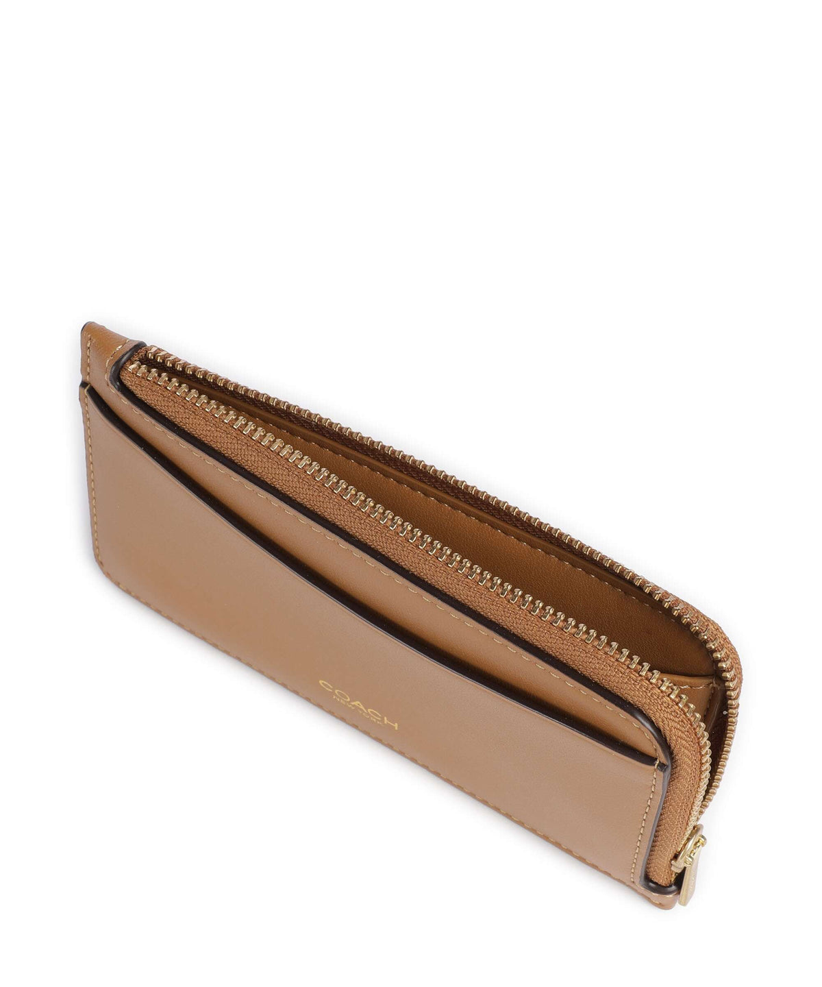 Coach New York Credit card holder honey brown