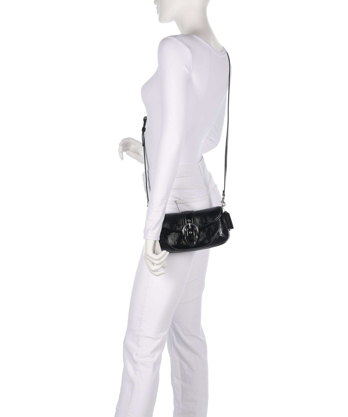 Coach Soho Crinkle Patent 25 Shoulder bag black