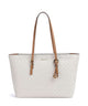Michael Kors Quinn Large Shopper taske vanilla/acrn