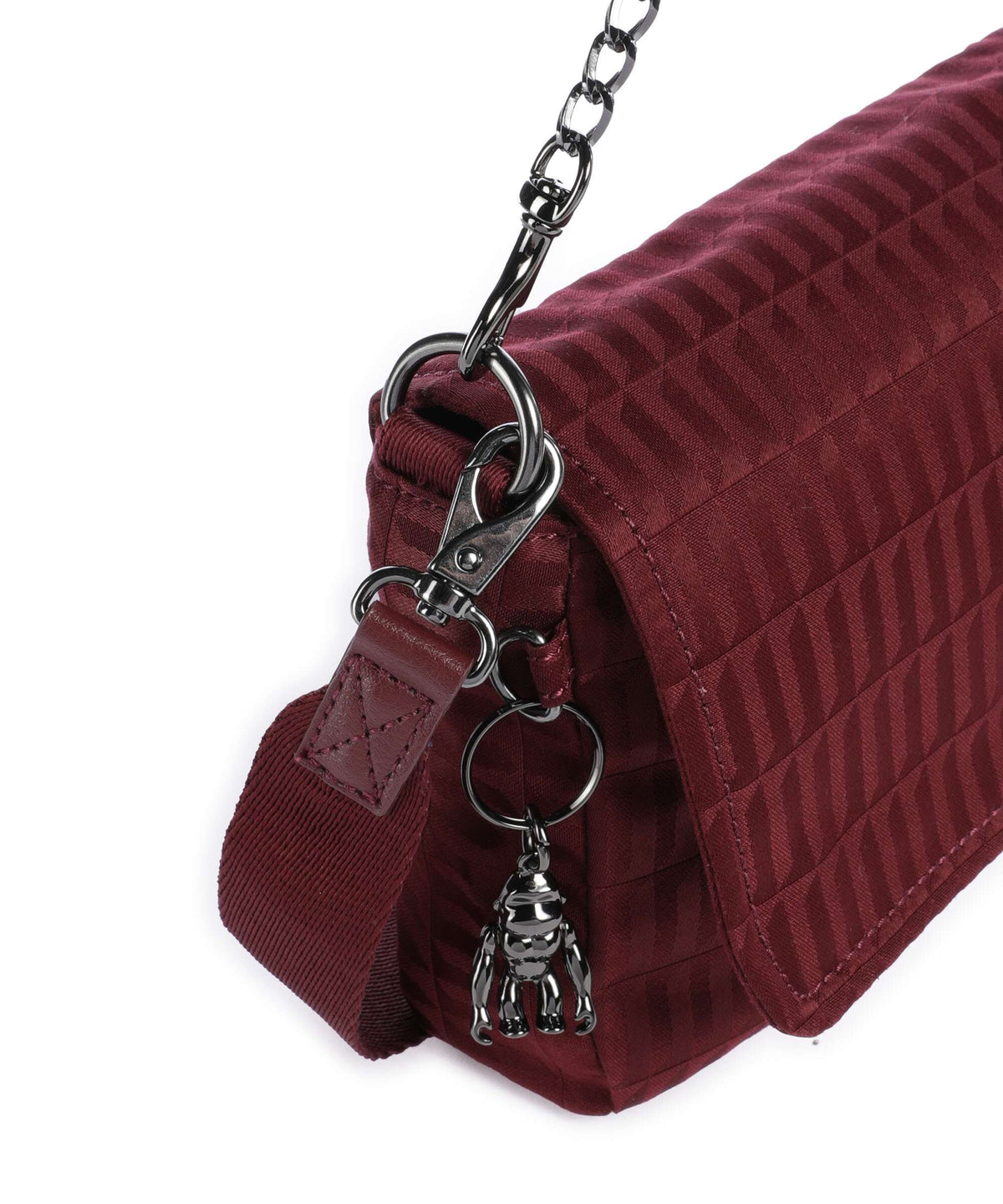Kipling Elevated Aras Up Shoulder bag maroon tile