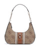 Guess Erenia Skuldertaske latte logo