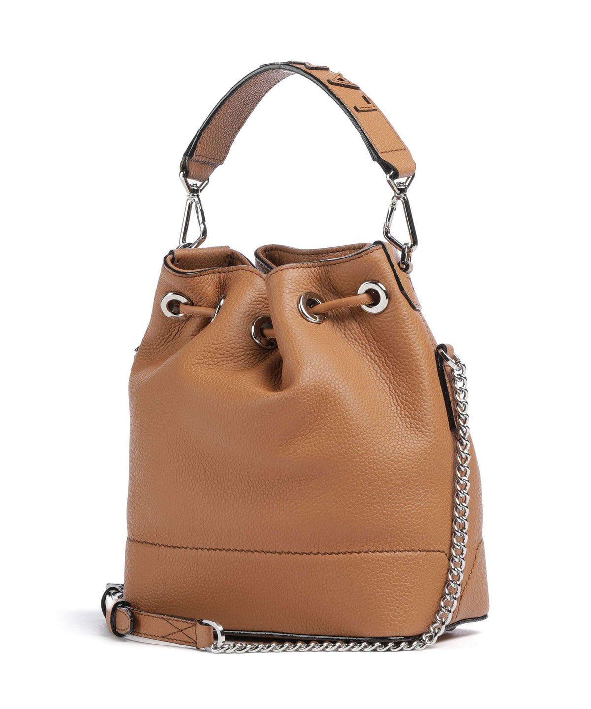 Lancel Ninon S Bucket bag camel