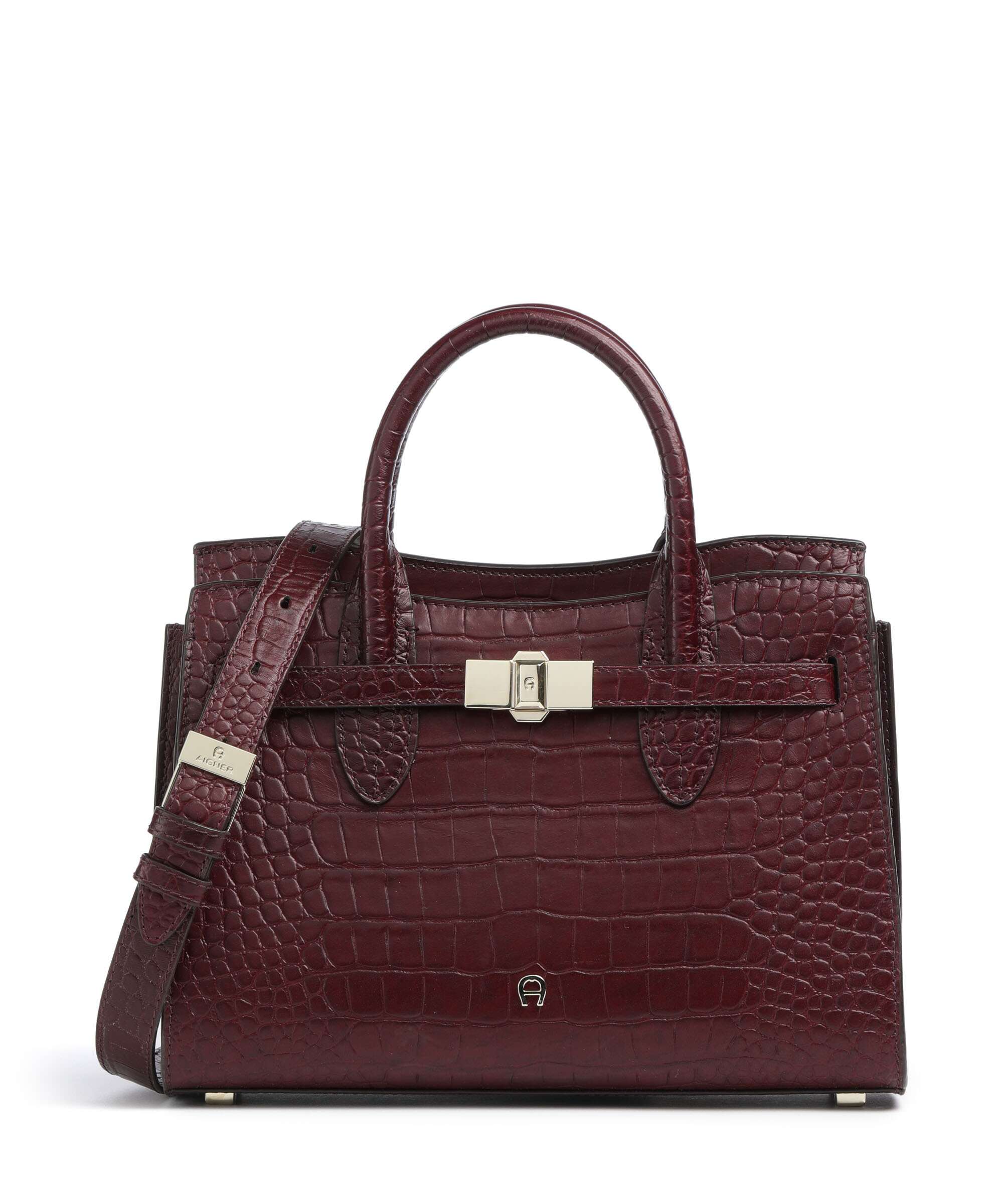 Aigner Farah M Handbag port red