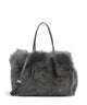 Abro Shearling Noelle Handbag grey