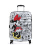 American Tourister Wavebreaker Disney Kuffert med 4 hjul minnie comics/white