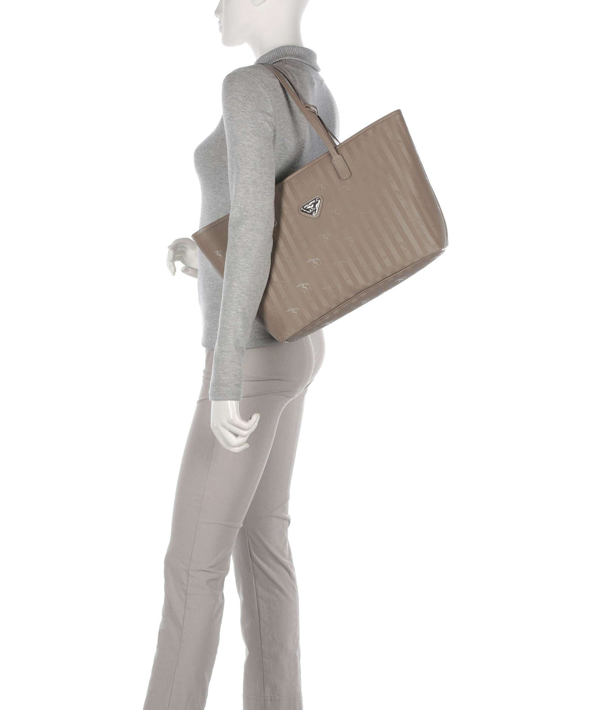 Maison Mollerus Vinerus Bern Tote bag taupe, grau