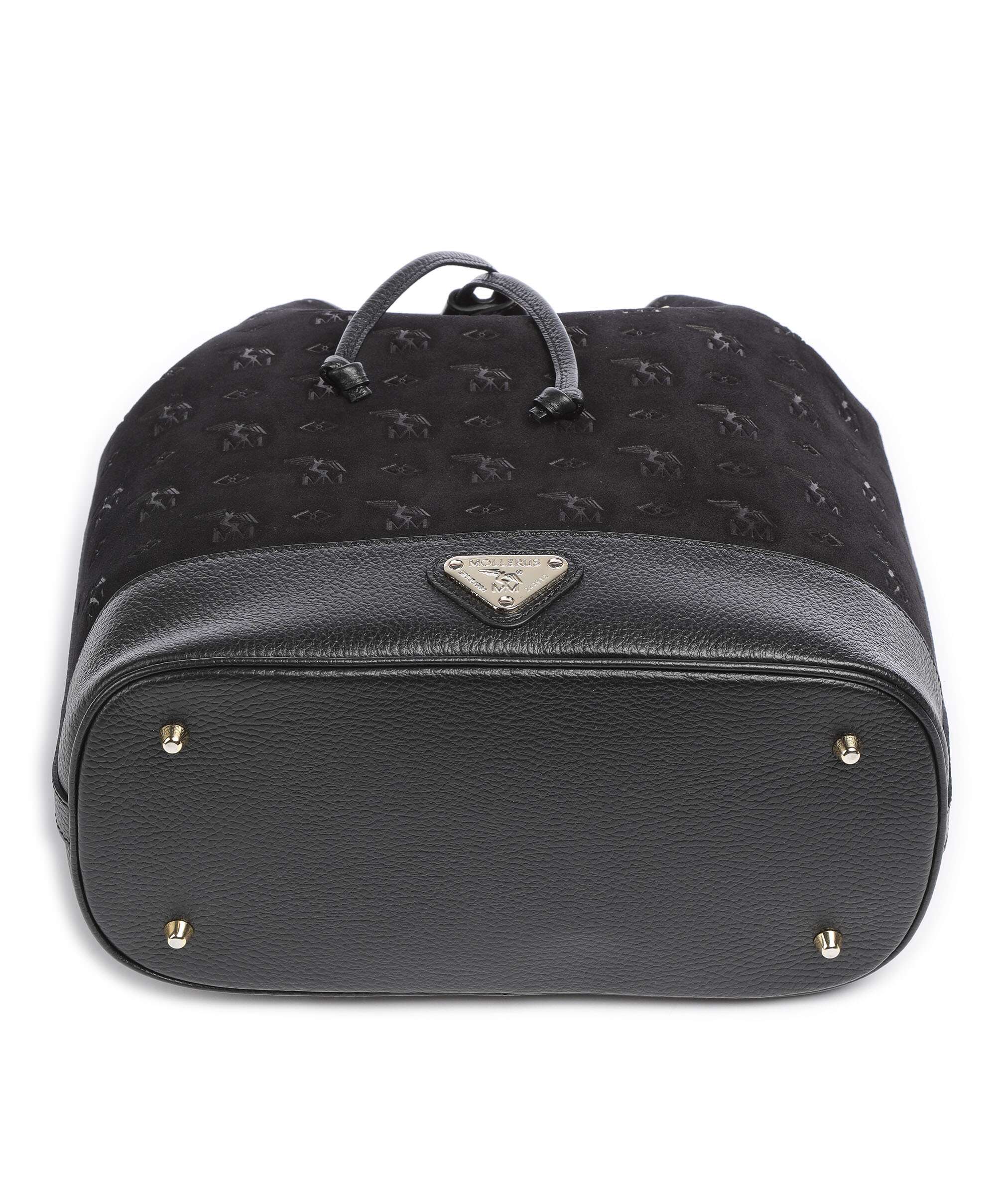 Maison Mollerus Stampato Niesen Bucket bag classic schwarz