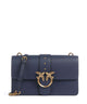 Pinko Love One Classic Crossover taske blu indaco ombroso/antique gold