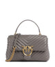Pinko Love Lady Puff Classic Håndtaske grigio asfalto/antique gold