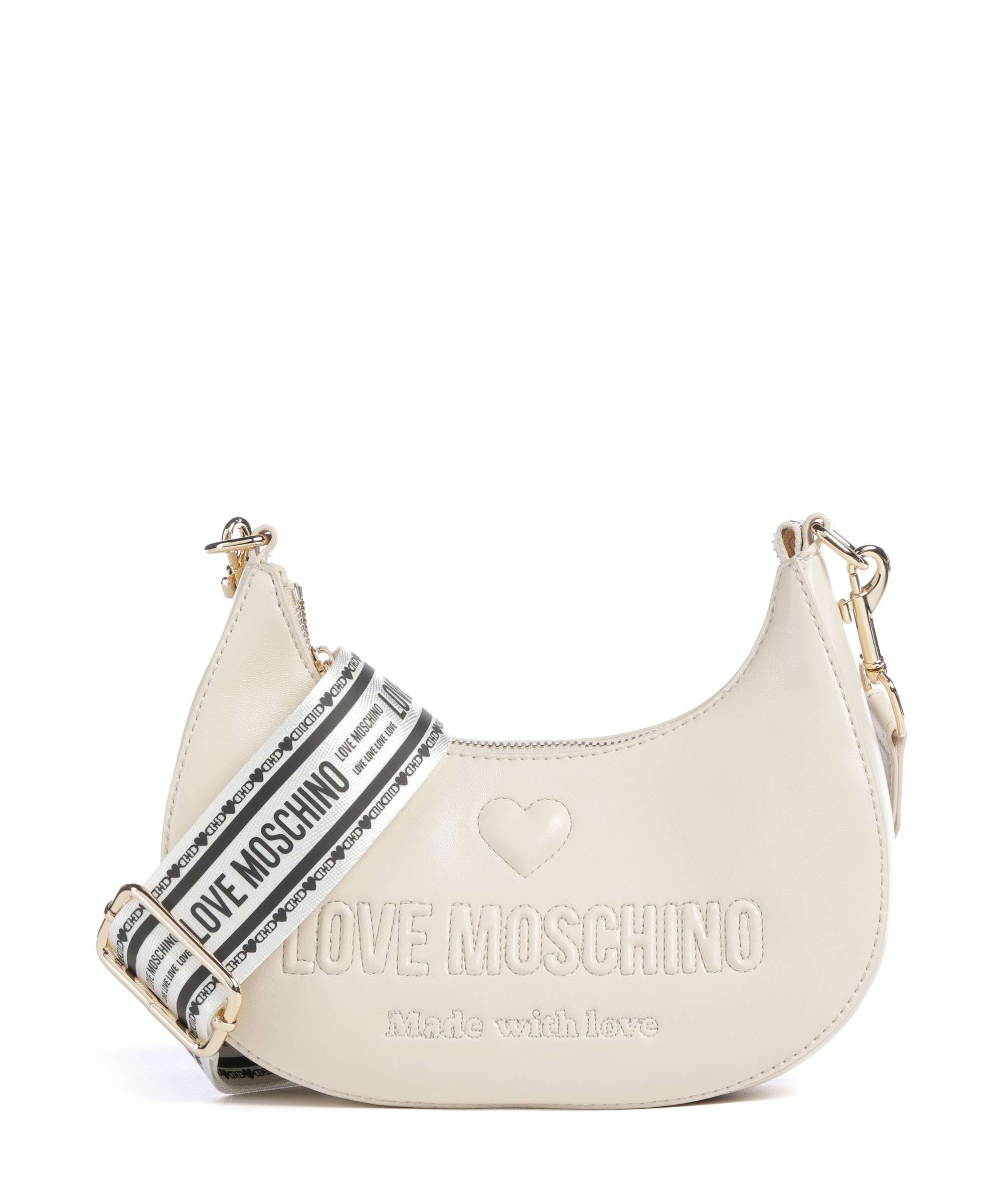 Love Moschino Ember Crossbody bag avorio