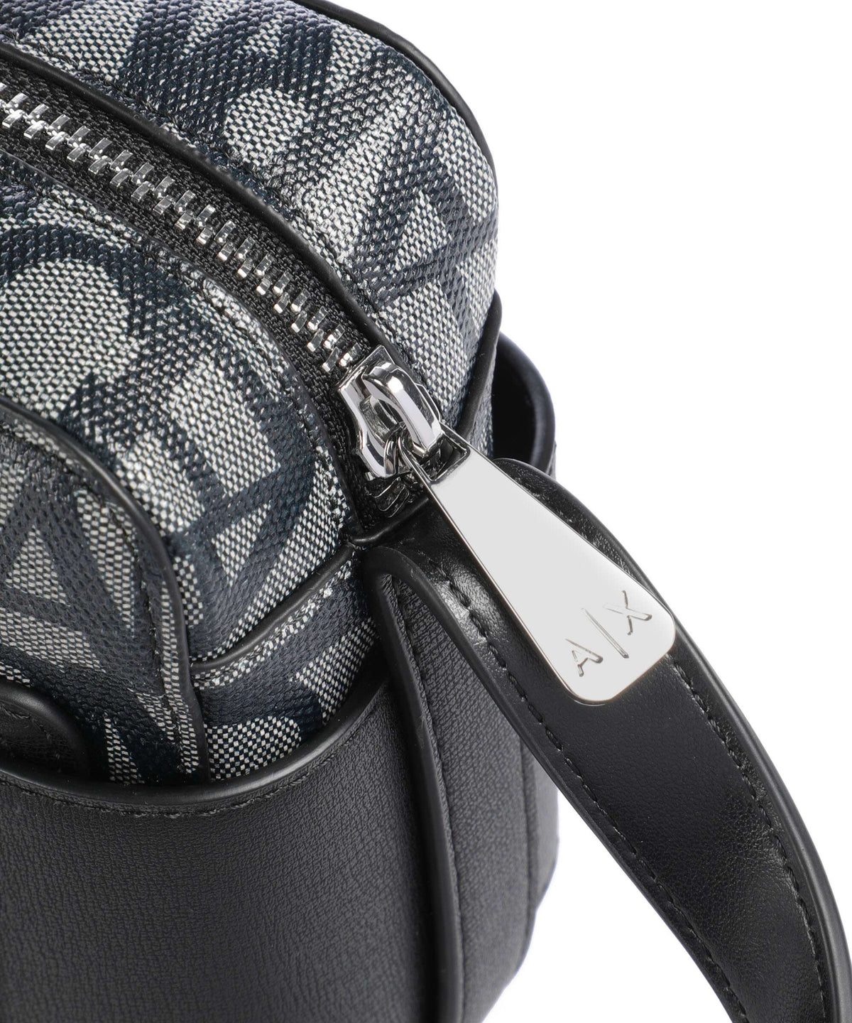 Armani Exchange Susie Crossbody bag beige/navy stripes