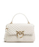 Pinko Love Lady Puff Classic Håndtaske bianco seta/antique gold