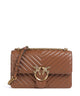 Pinko Love One Classic Skuldertaske marrone/leone/antique gold