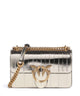 Pinko Love One Mini Skuldertaske oro/antique gold