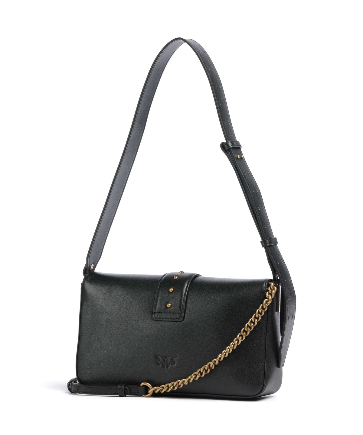Pinko Love One Classic Slouchy Shoulder bag nero/antique gold