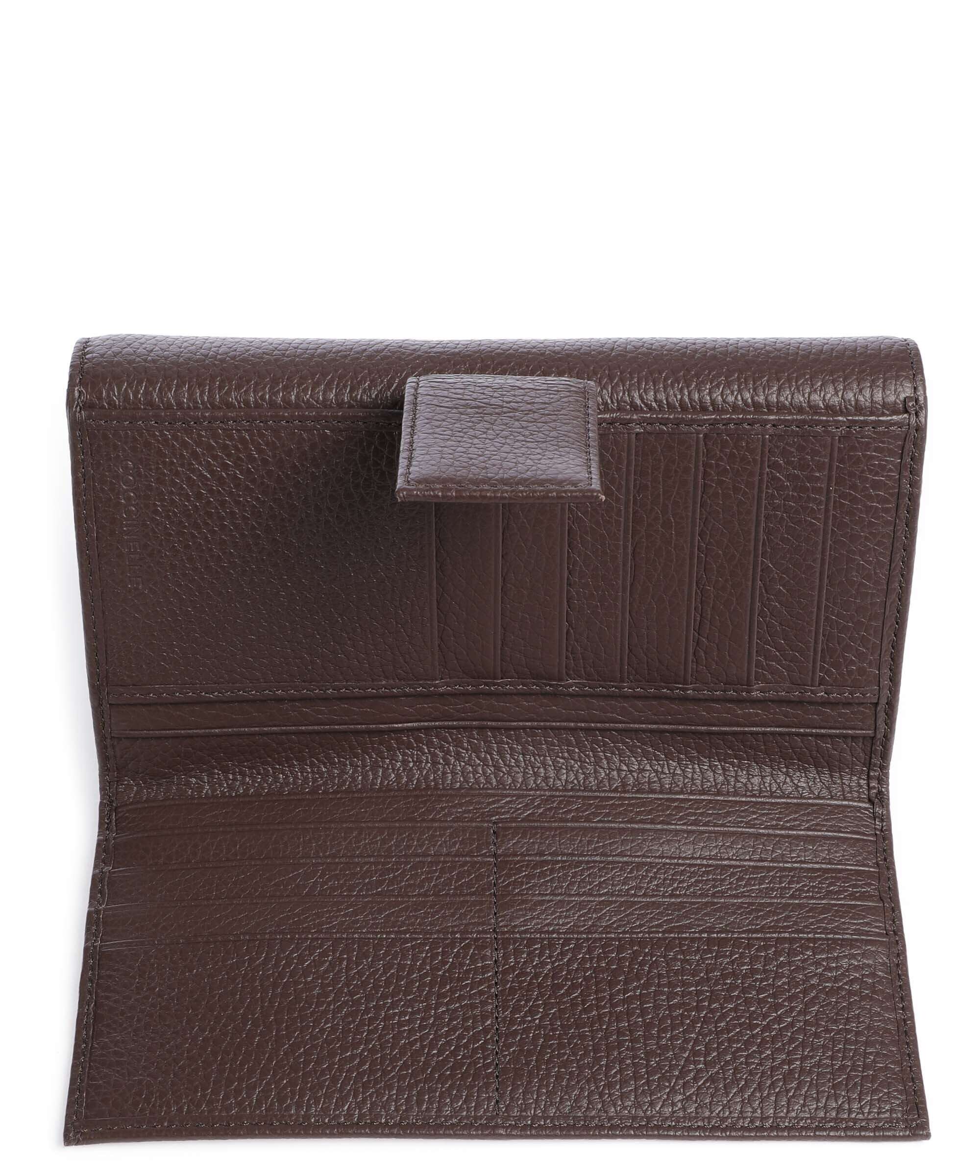 Coccinelle Metallic Soft Wallet fondant brown