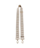 Coccinelle Nastro Monogram Bag strap multicolour/sand/warm taupe