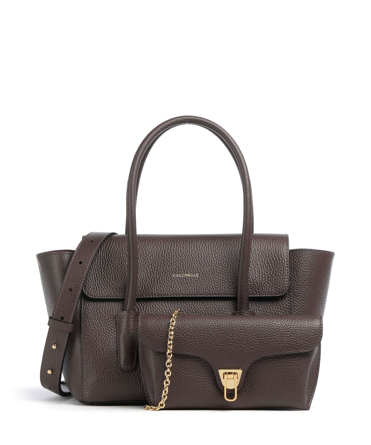 Coccinelle Beat Double Handbag brunette