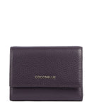 Coccinelle Metallic Soft RFID Pung prune