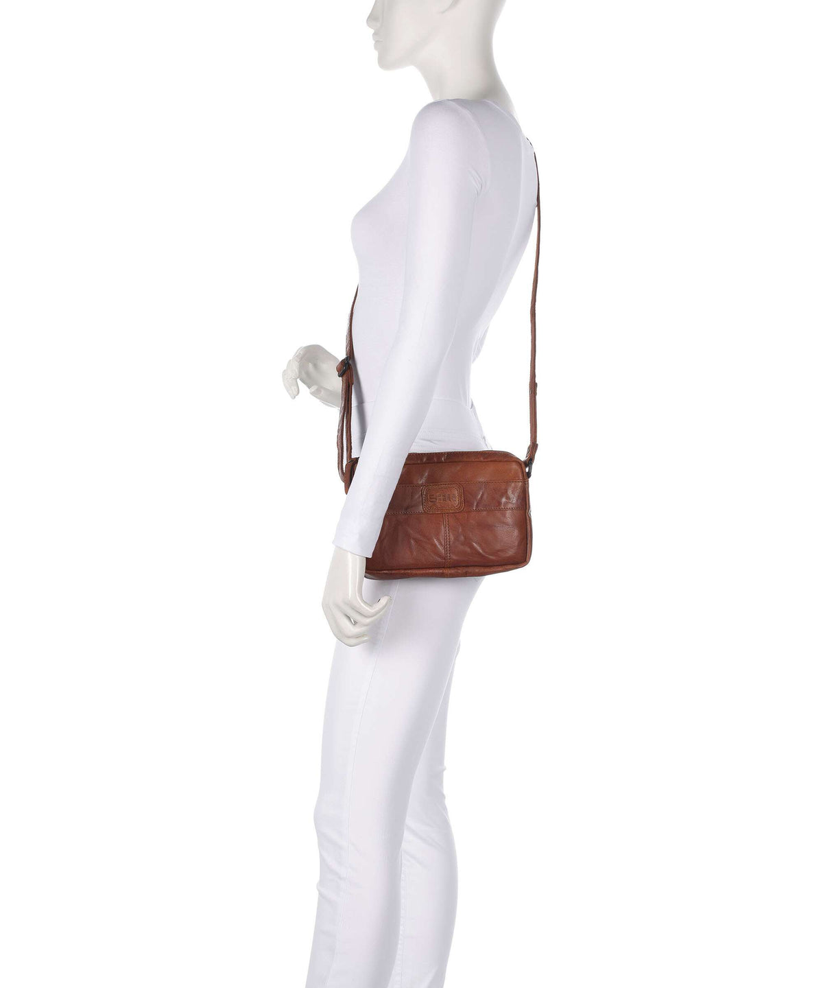 Spikes & Sparrow Bronco Eva Crossbody bag brandy