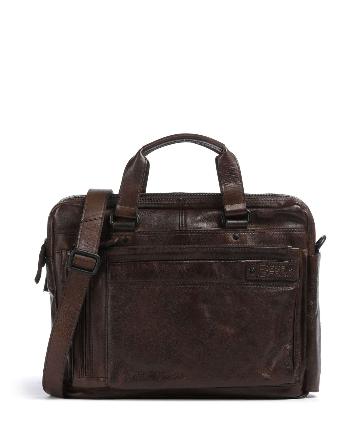Spikes & Sparrow Apache Brutus Briefcase braun