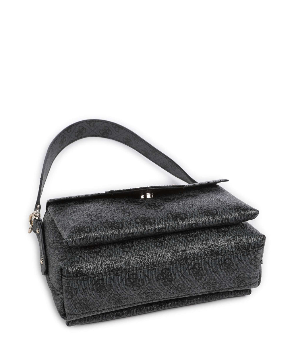 Guess Brenton Eco Shoulder bag coal logo