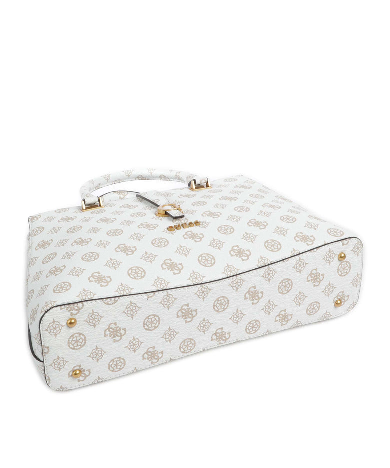 Guess Kuba Handbag white logo