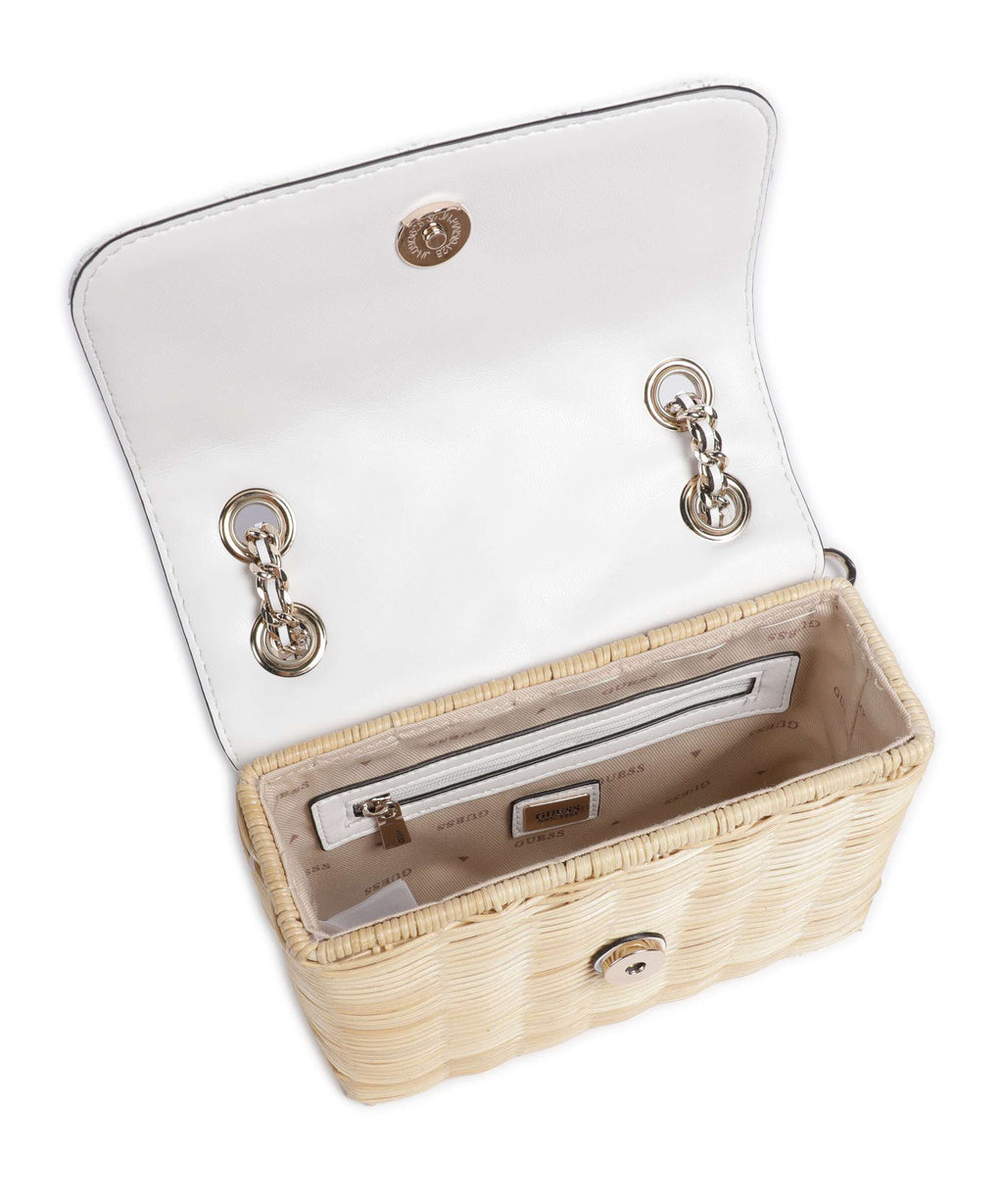 Guess Giully Shoulder bag natural/white