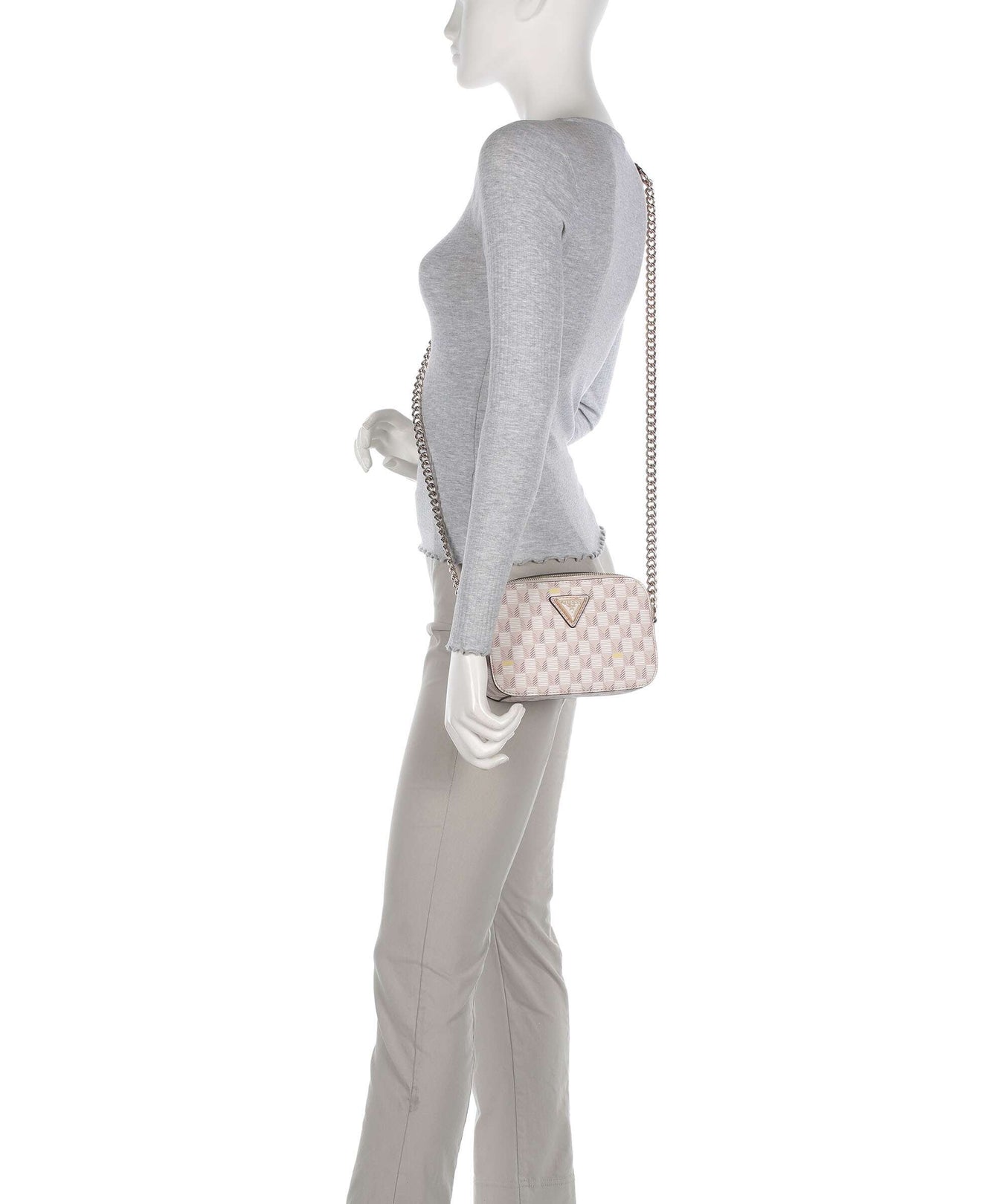 Guess G Wave Crossbody bag blush logo