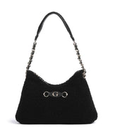 Guess Aslia Shearling Skuldertaske black