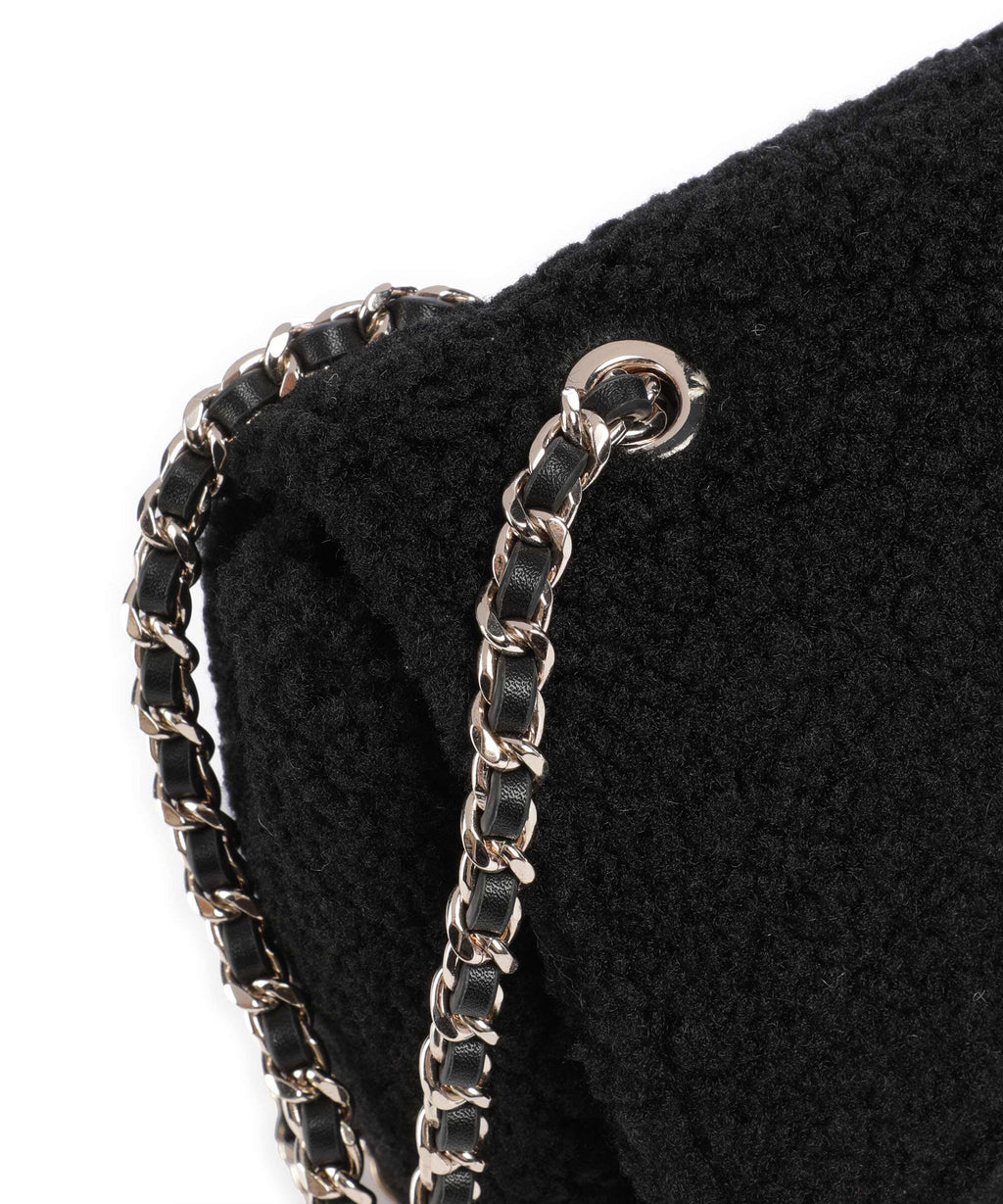 Guess Aslia Shearling Shoulder bag black