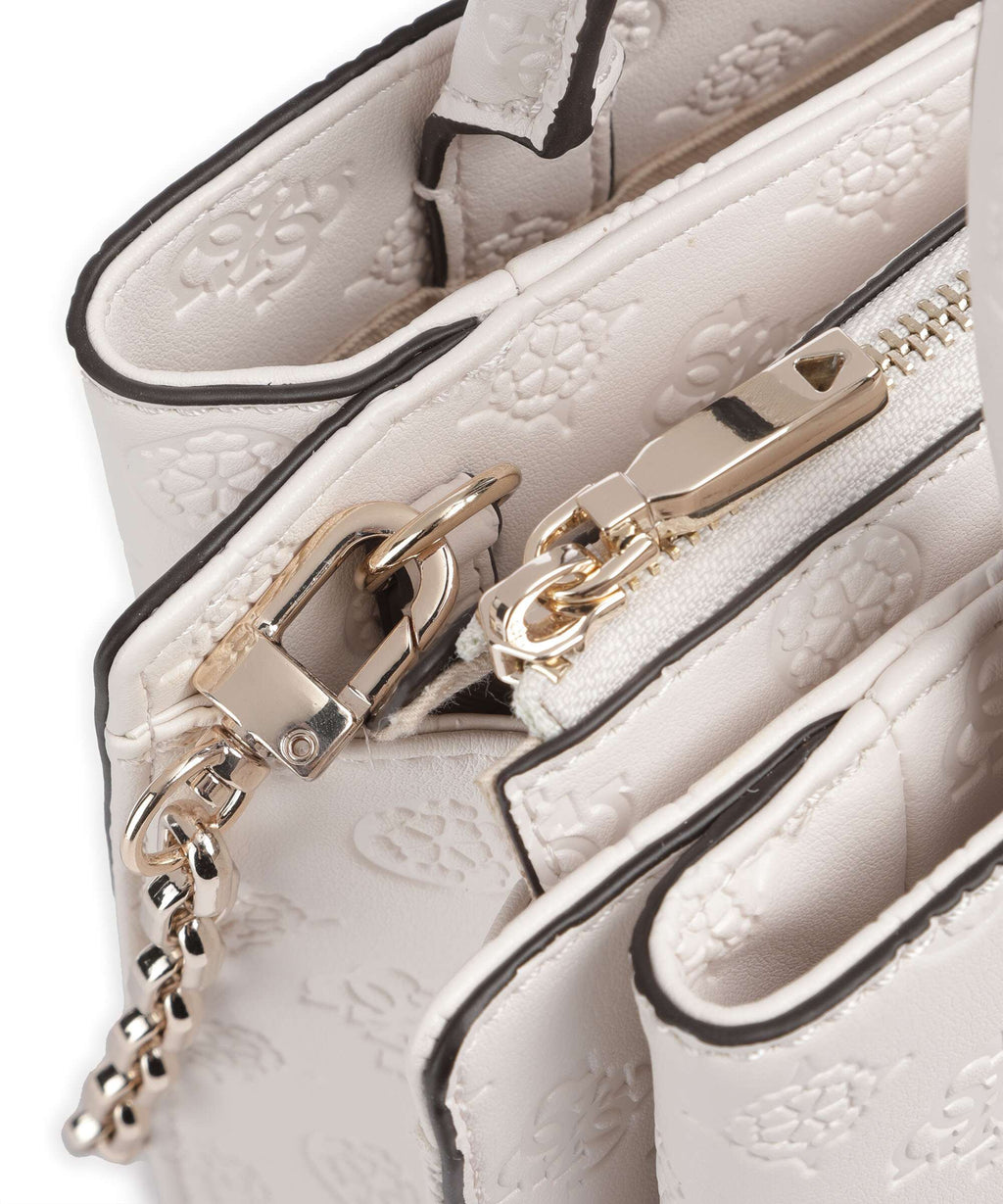 Guess Gerty Peony Handbag offwhite