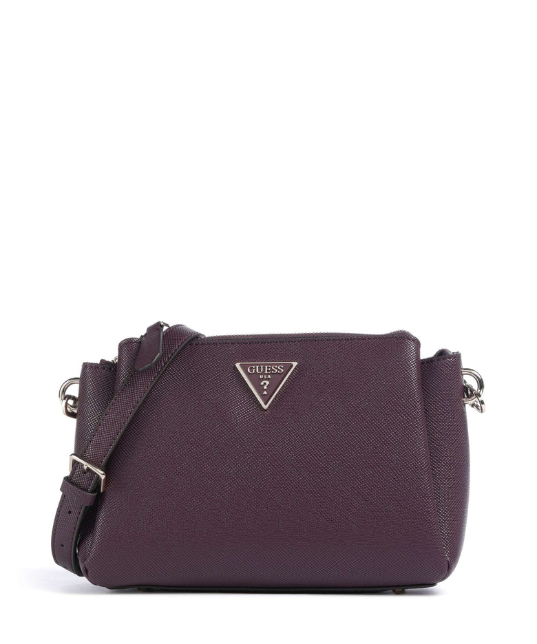 Guess Noelle Crossbody bag aubergine