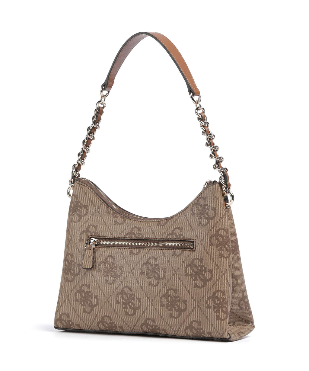 Guess Izzy Shoulder bag latte logo