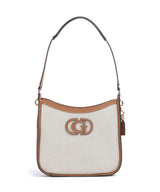 Guess Sebina Skuldertaske natural/caramel
