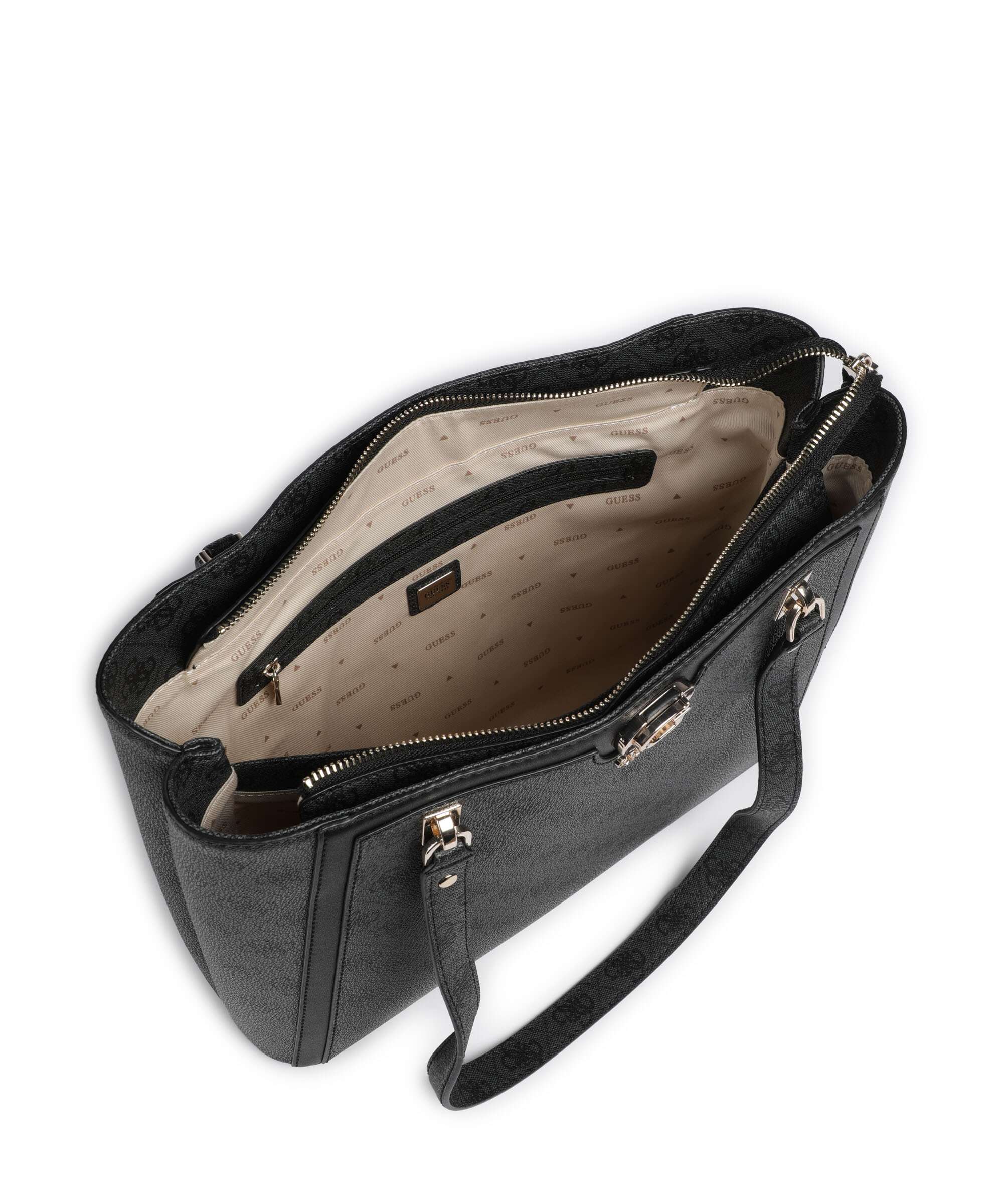 Guess Orlina 4G Logo Tote bag coal logo