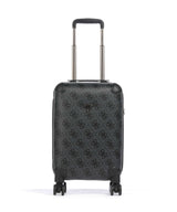 Guess Berta 4G Logo Kuffert med 4 hjul coal logo
