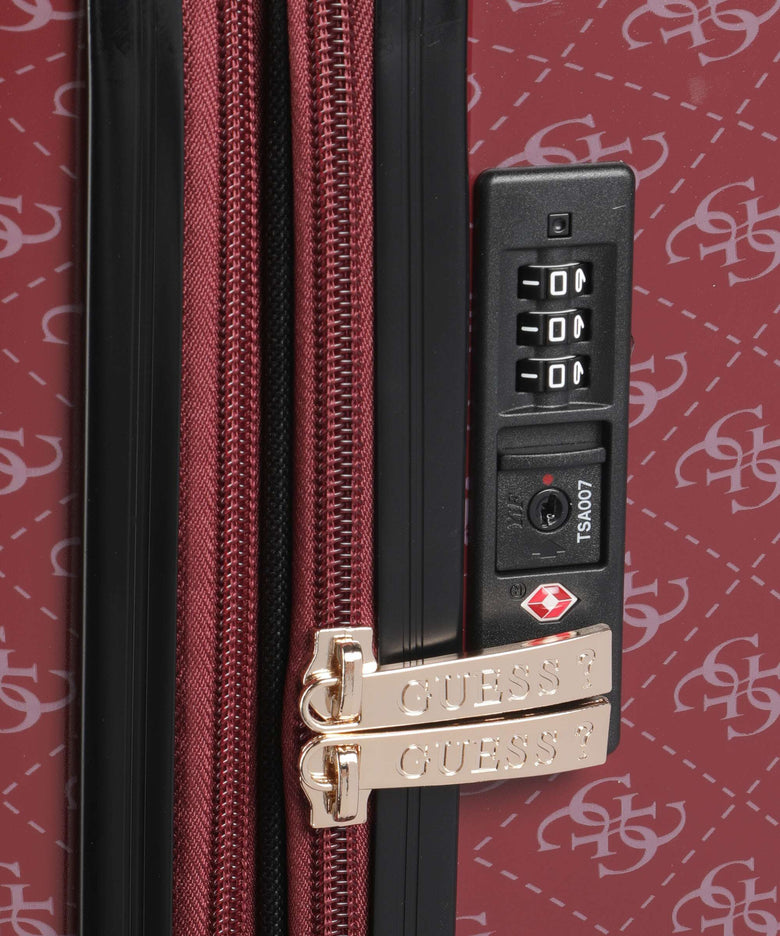 Guess Jesco Spinner (4 wheels) claret