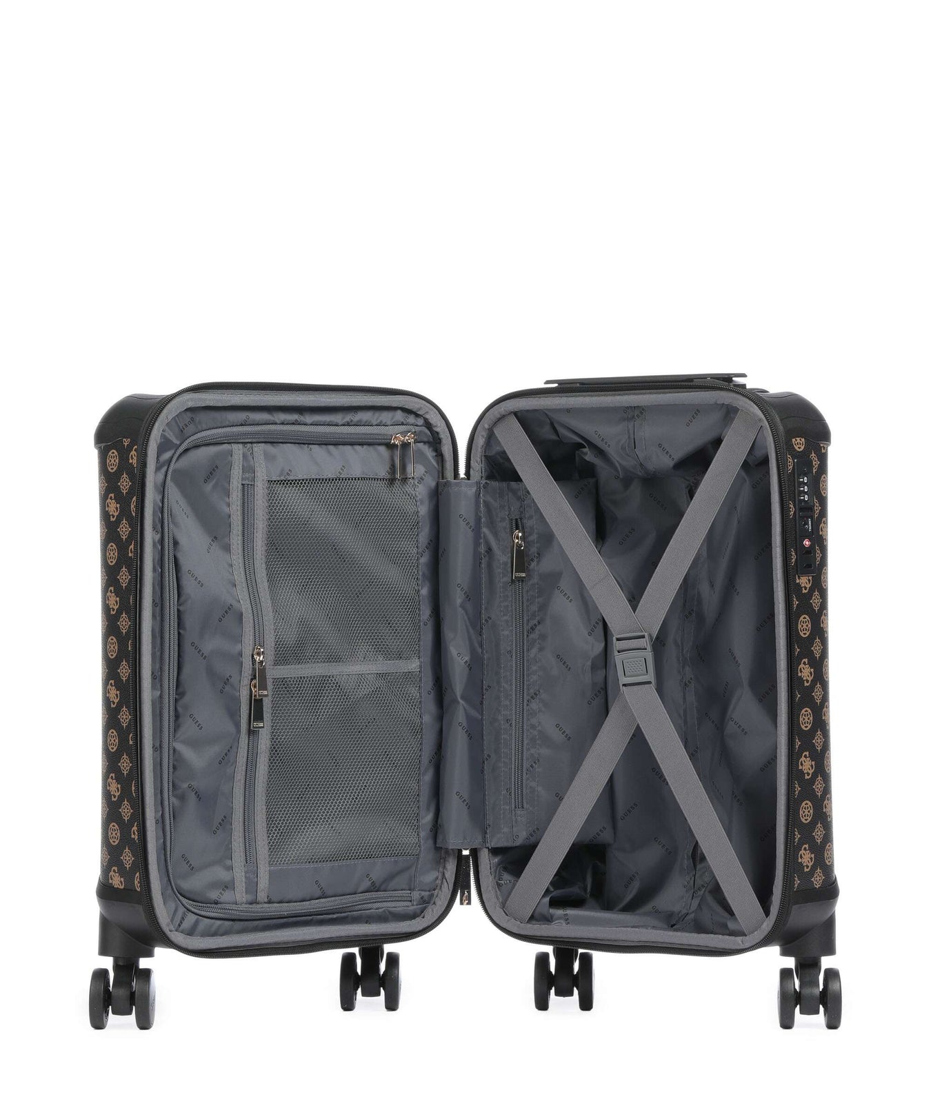 Guess Wilder Spinner (4 wheels) brown