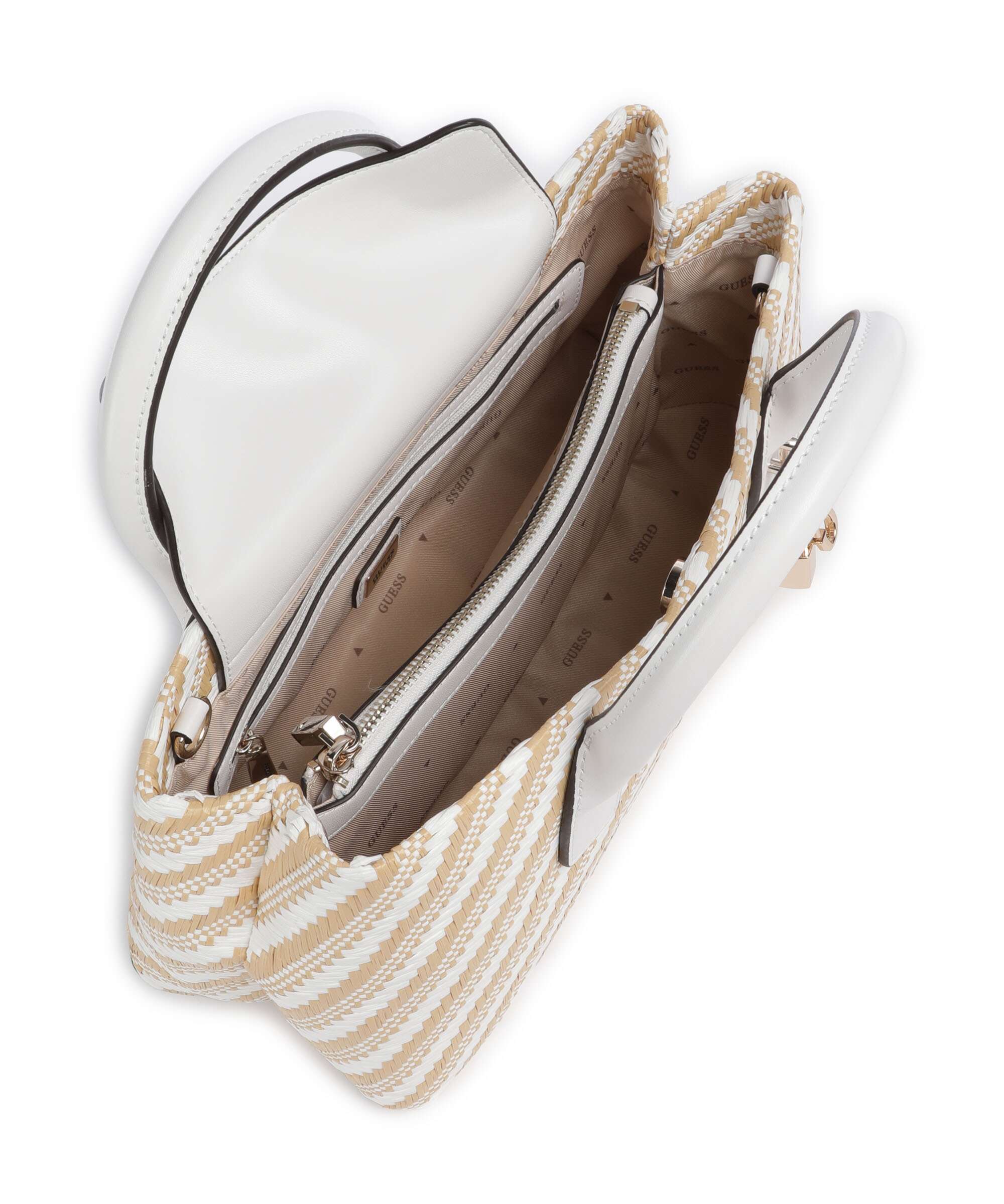 Guess Simona Handbag natural/white