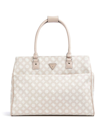 Guess Wilder Shopper taske beige/white