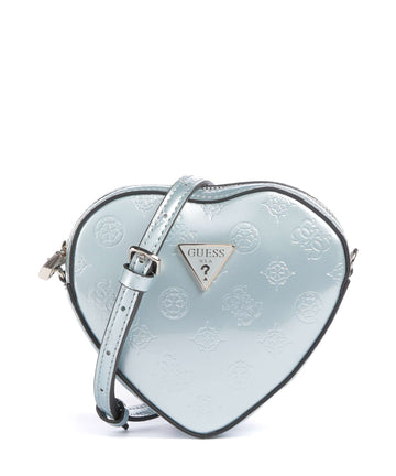 Guess Arnela Crossover taske powder blue logo