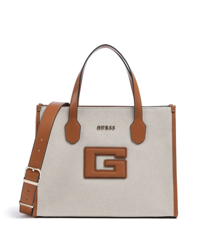 Guess G Status Handbag natural/cognac