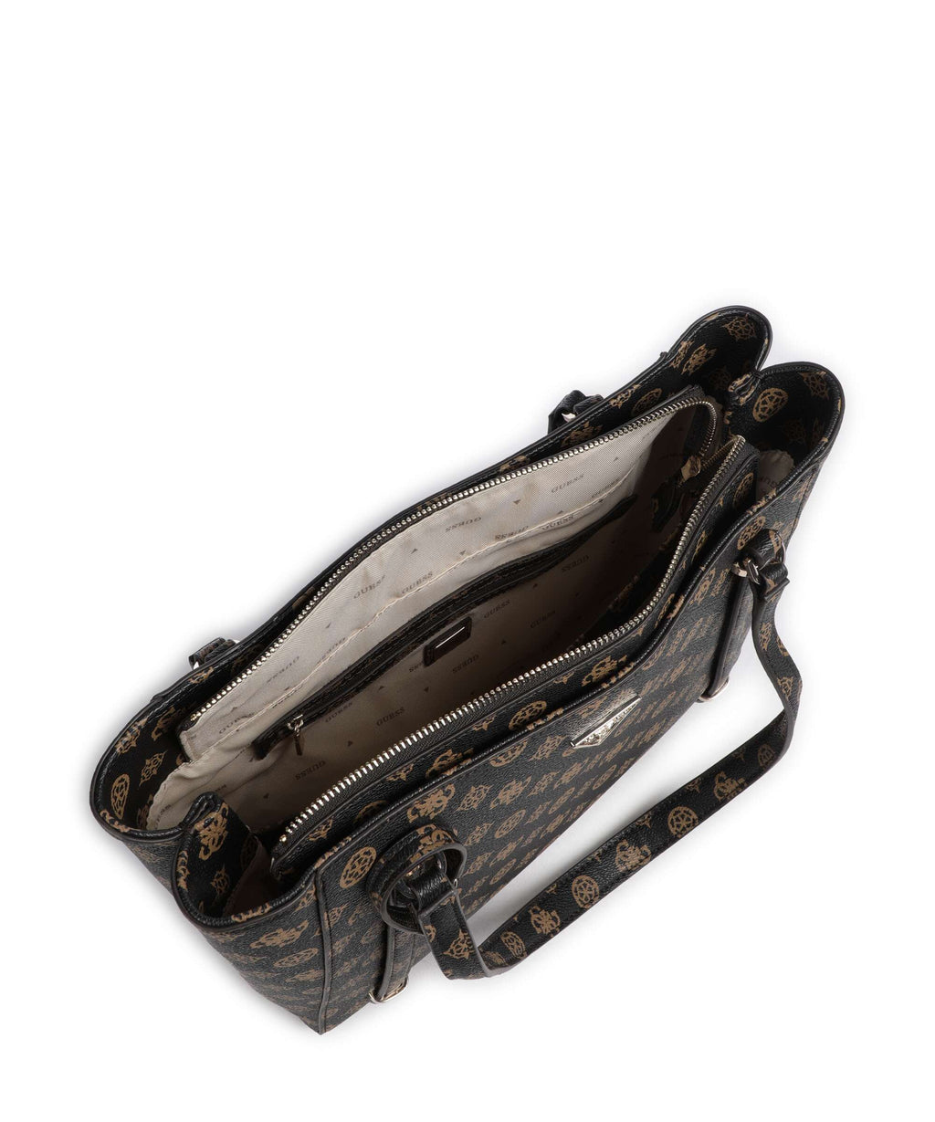 Guess Erica Eco Tote bag mocha logo