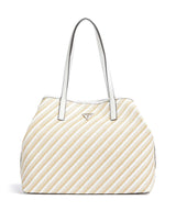 Guess Vikky Large Shopper taske natural/white