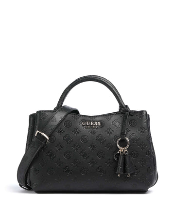 Guess Phoebe Peony Debossed Håndtaske black logo
