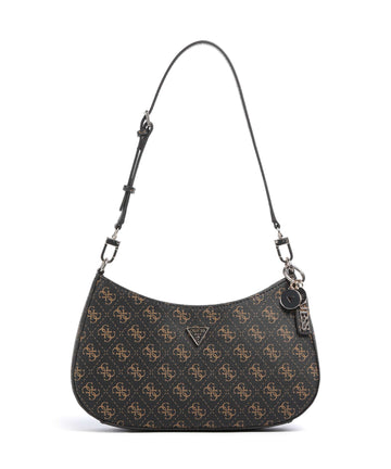 Guess Noelle Q Logo Skuldertaske brown logo