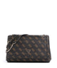 Guess Noelle Q Logo Skuldertaske brown logo
