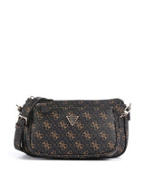 Guess Noelle Q Logo Skuldertaske brown logo